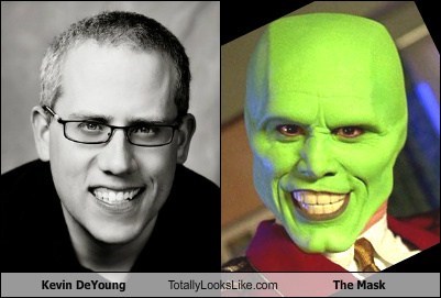 Kevin DeYoung Totally Looks Like The Mask (Jim Carrey)