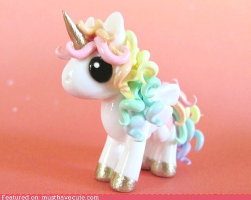 Rainbow Unicorn Figurine