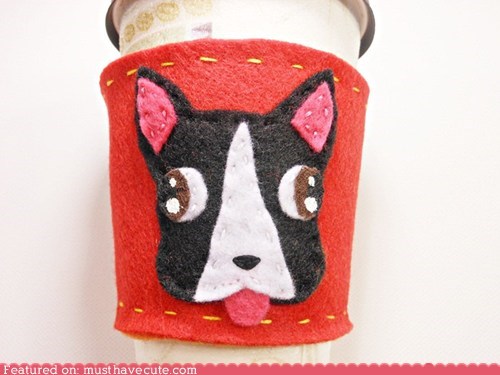 Boston Terrier Coffee Sleeve