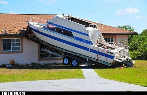 House Boat FAIL