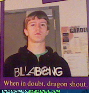 Dragon Shout Your Troubles Away