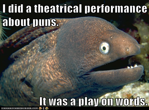 Animal Memes: Bad Joke Eel - Shakes Spear