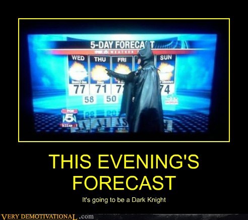 THIS EVENING'S FORECAST