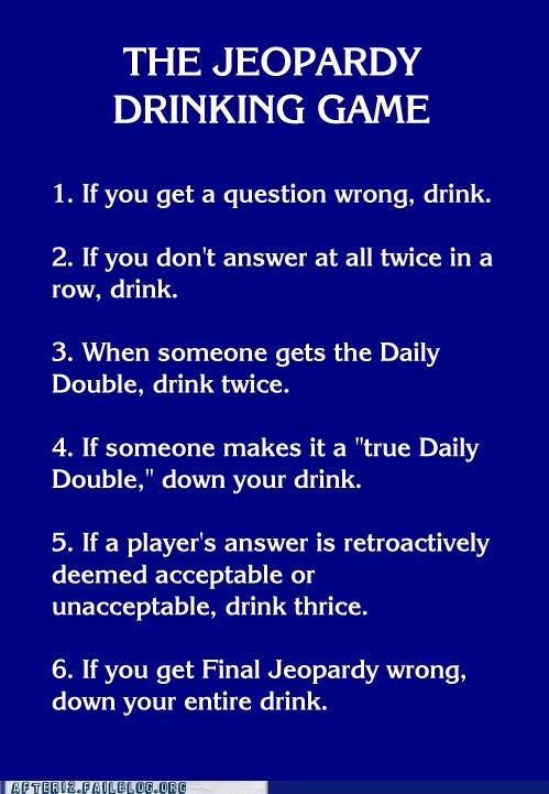 After 12: Friday Game Night: I'll Take 'Potent Potables' for $1000, Alex
