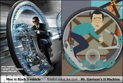 Men in Black 3 Vehicle Totally Looks Like Mr. Garrison's It Machine