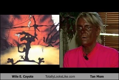 Wile E. Coyote Totally Looks Like Patricia Krentcil (Tan Mom)