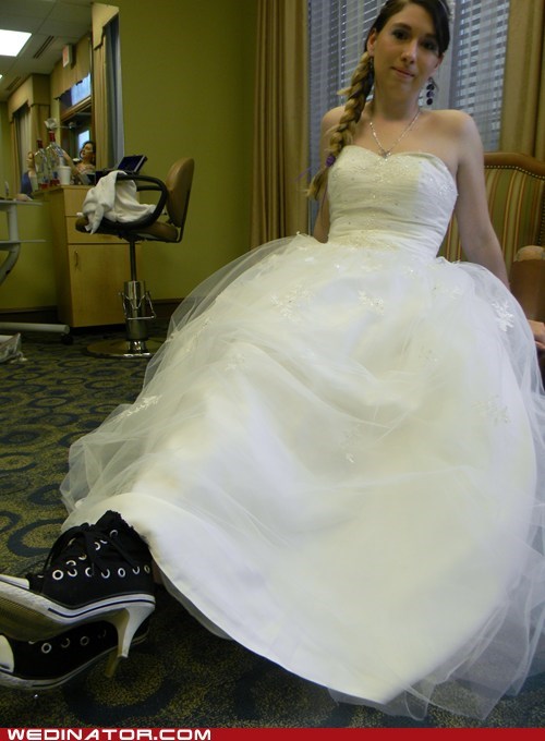 High Heeled Converse