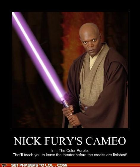 Nick Fury's Cameo in the Color 