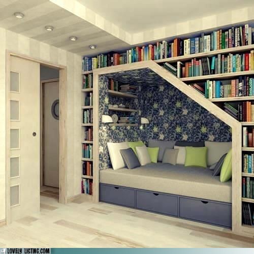 Bookcase of the Day: Nestled In