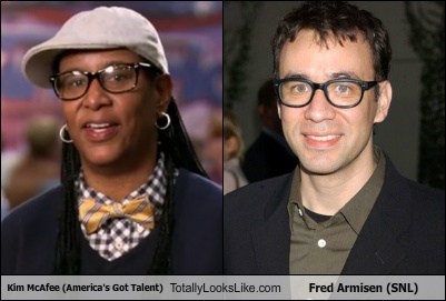 Kim McAfee (America's Got Talent) Totally Looks Like Fred Armisen (SNL)