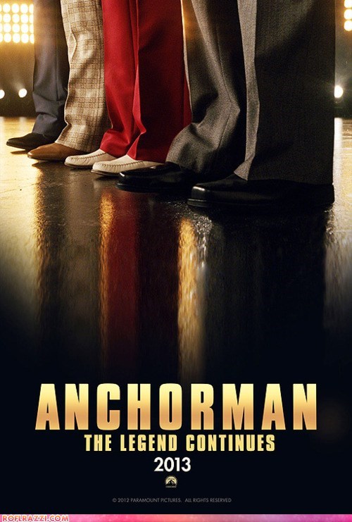 Teaser Poster For The New "Anchorman" Film