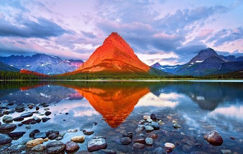 Grinnell Point, Swiftcurrent Lake, Montana