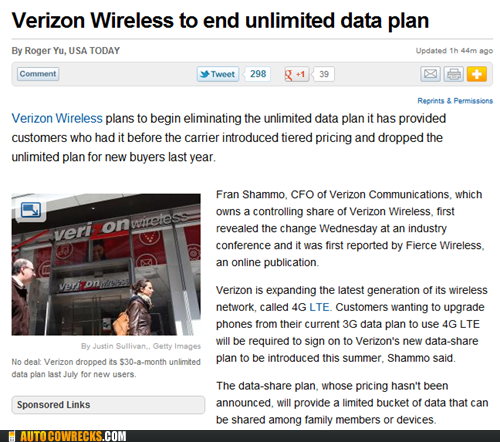 Right, Because There's No Way Customers Want Unlimited Data