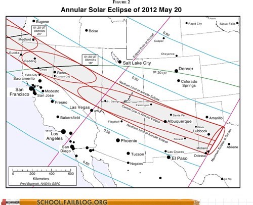 School of Fail: Where to Go to View Sunday's Solar Eclipse
