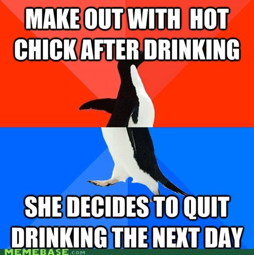 Social Drinker Penguin