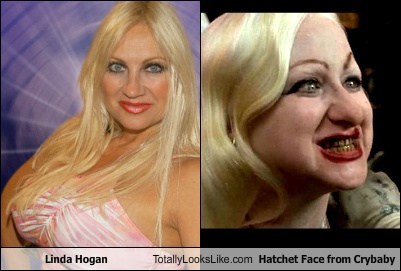 Linda Hogan Totally Looks Like Hatchet Face from Cry-Baby