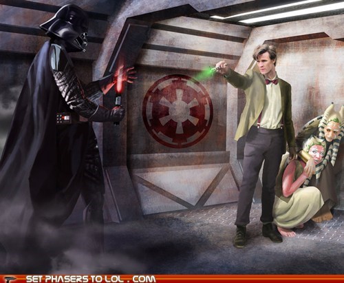 Sonic Screwdriver Beats Lightsaber