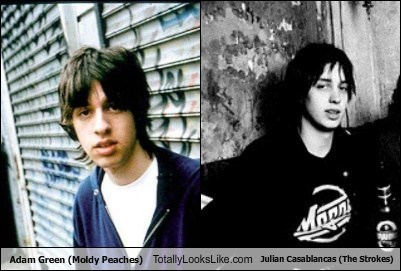 Adam Green (Moldy Peaches) Totally Looks Like Julian Casablancas (The Strokes)