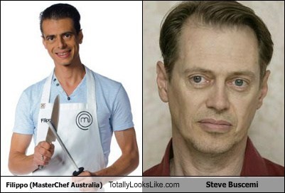 Filippo (Master Chef Australia) Totally Looks Like Steve Buscemi