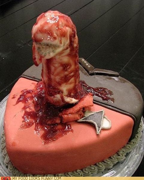 Mixed Message Sci-fi Cake