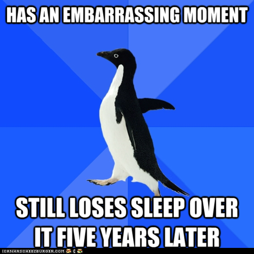 Animal Memes: Socially Awkward Penguin - My Own Personal PTSD