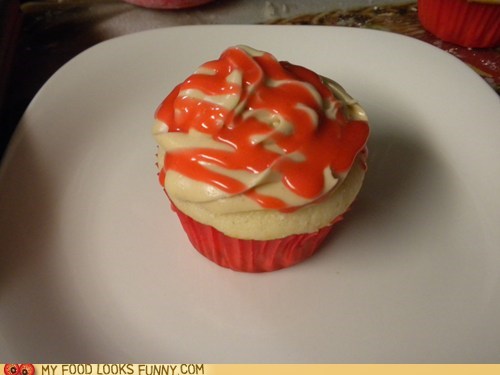 Spicy 'Fireworks' Cupcakes