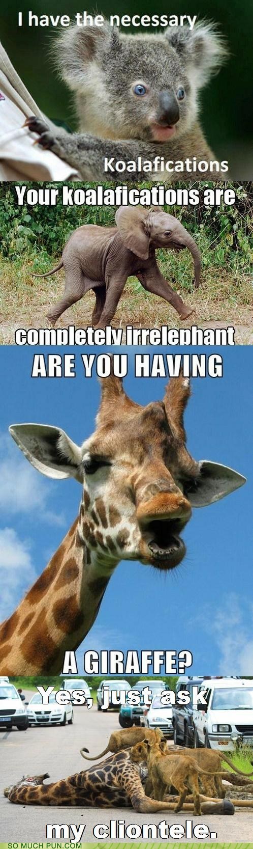 And You Thought the Animal Puns Were at Their End
