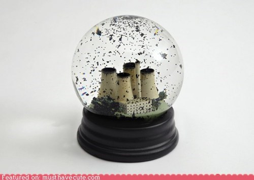 Coal Snow Globe