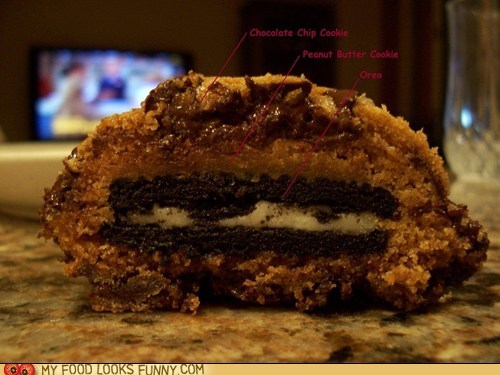 Peanut Butter Chocolate Chip Oreo Cookieception
