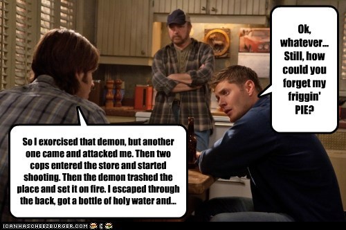 Not the Pie, Sammy!