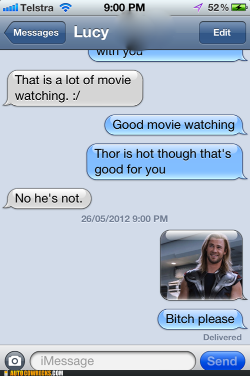 The God of Thunder Disagrees