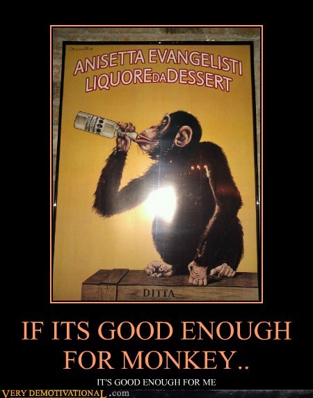IF ITS GOOD ENOUGH FOR MONKEY..