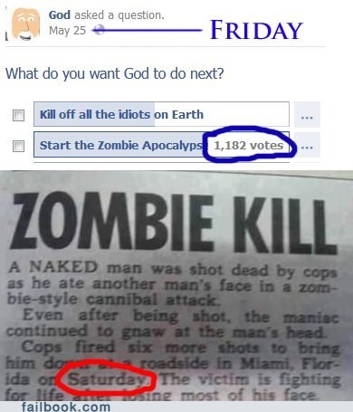 Failbook: God Now Governs By Majority Rule