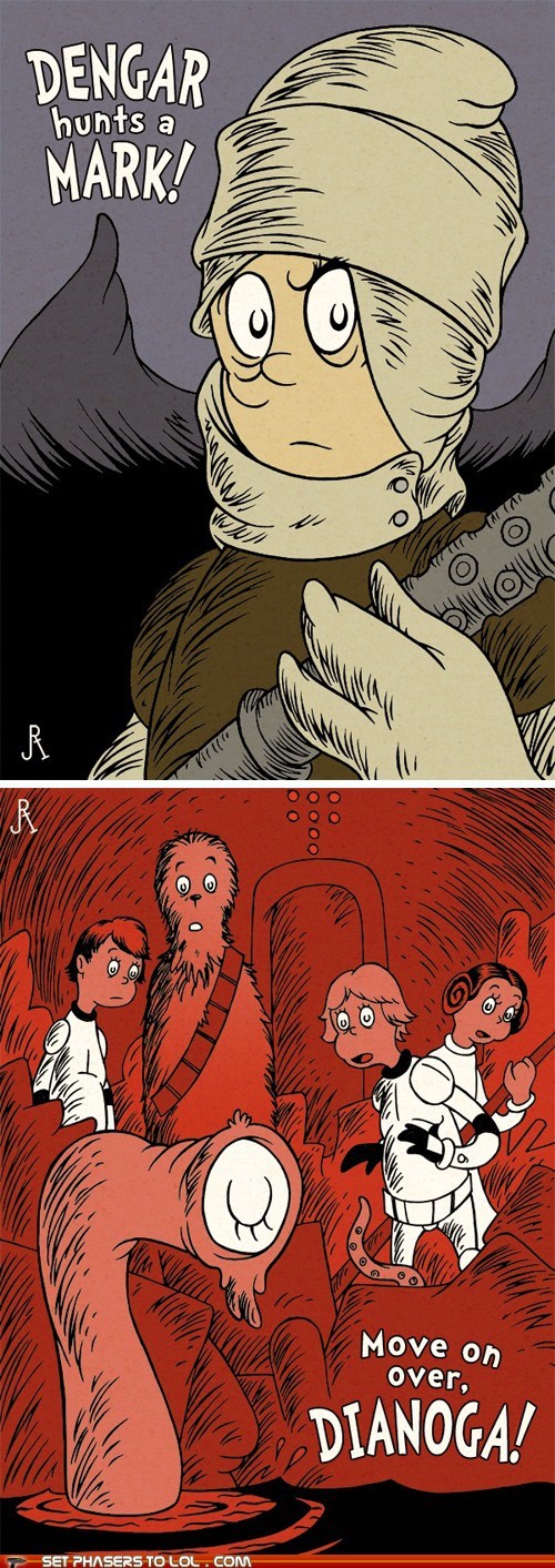 Dr. Seuss Versions of Minor "Star Wars" Characters