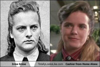 Irma Grese Totally Looks Like Cashier From "Home Alone"