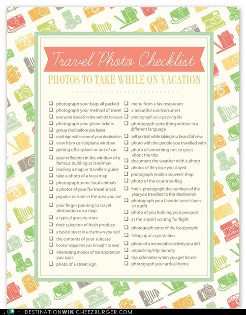 Destination Win: The Travel Photo Check List