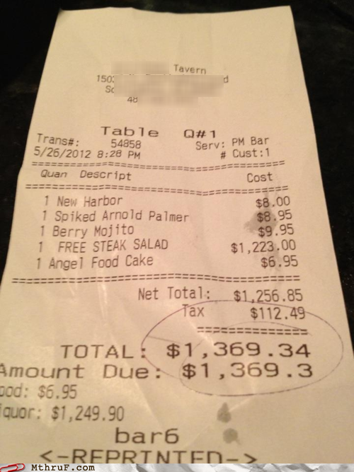 One Berry Mojito: $9.95