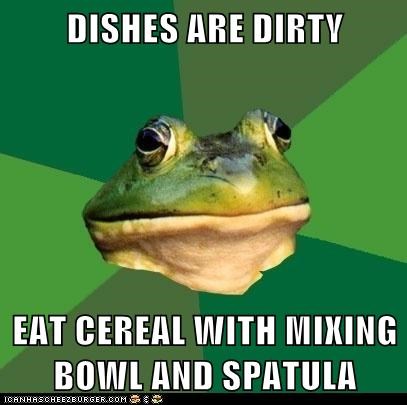 Animal Memes: Foul Bachelor Frog - Tomorrow Morning's the Real Challenge