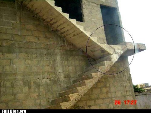 M.C. Escher Stairs FAIL