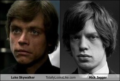 Luke Skywalker (Mark Hamill) Totally Looks Like Mick Jagger