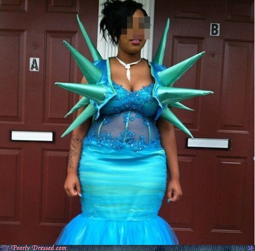 High School Senior Used "SPIKE DRESS." It's Super Effective!