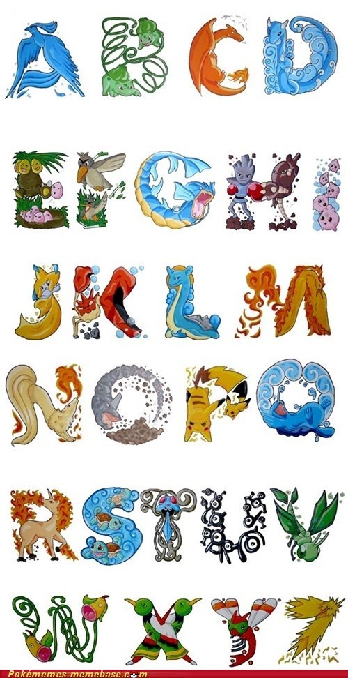 Pokémon Alphabet