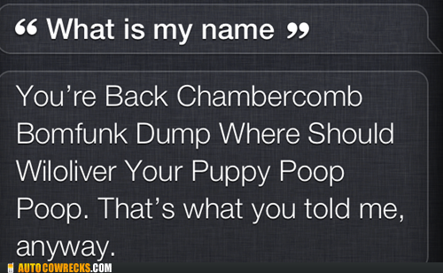 Autocowrecks: Very Good, Siri!