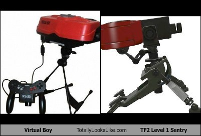 Virtual Boy Totally Looks Like TF2 Level 1 Sentry