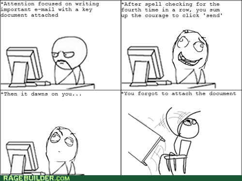 Rage Comics: The Attachment Was My Resume!