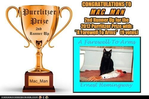 2012 Purrlitzer Prize - 2nd Runner Up - Mac_Man