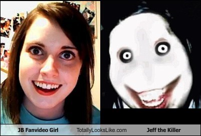 JB Fanvideo Girl Totally Looks Like Jeff the Killer