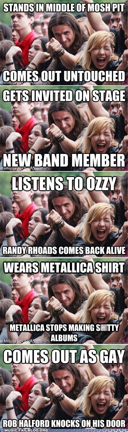 Music FAILS: Ridiculously Photogenic Metalhead
