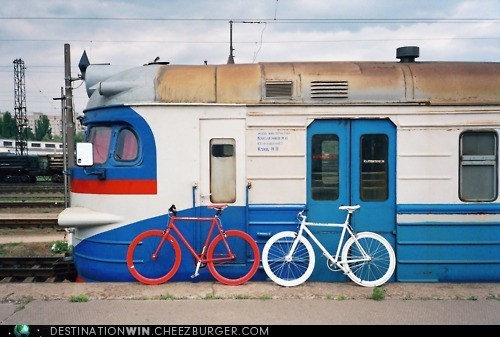 By Train & Bike