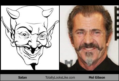 Satan Totally Looks Like Mel Gibson